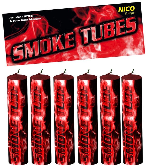Smoke Tubes rot 6er