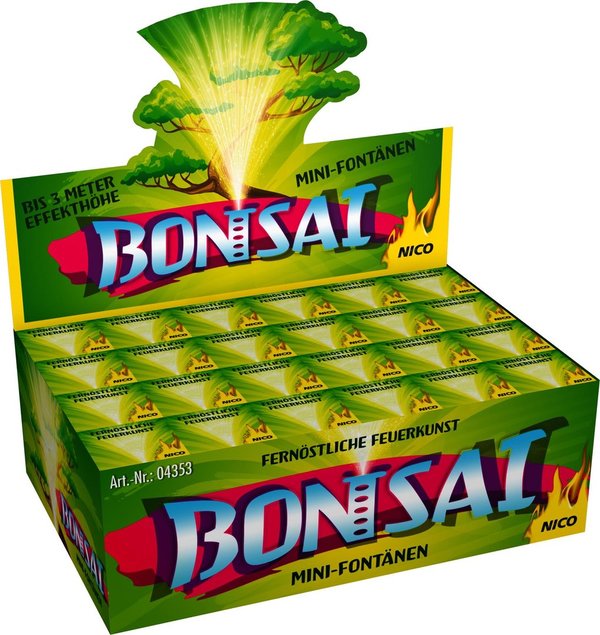 Nico - Bonsai Mini Fontäne 24 Stück