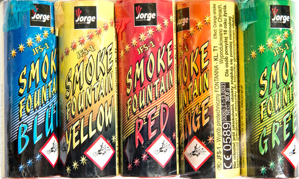 Jorge Smoke Fontäne - Rauch MIX Farben 5er